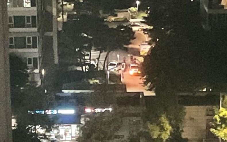 지난 20일, 사제 총기 살인사건이 발생했던 인천 송도 아파트 단지 ⓒ뉴시스