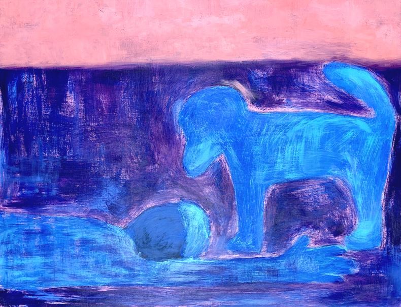 산책가자_116.8x91.0_acrylic on canvas_2025