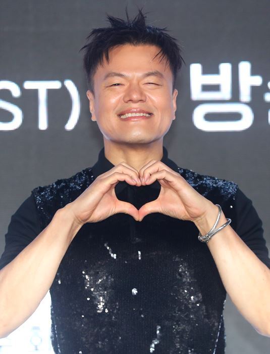 박진영 JYP엔터테인먼트 대표 프로듀서 ⓒ뉴시스