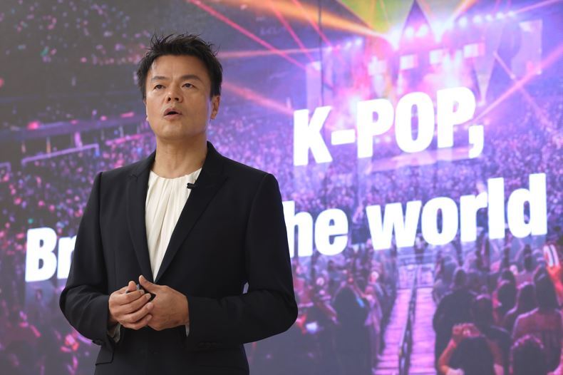 대중문화교류위원회 공동위원장에 임명된 박진영 JYP엔터테인먼트 대표 프로듀서 ⓒ문화체육관광부