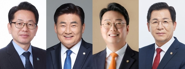 (사진 왼쪽부터) 김문수(교육위원회)·소병훈(보건복지위원회)·천하람(기획재정위원회)·이상휘(과학기술정보방송통신위원회) 의원