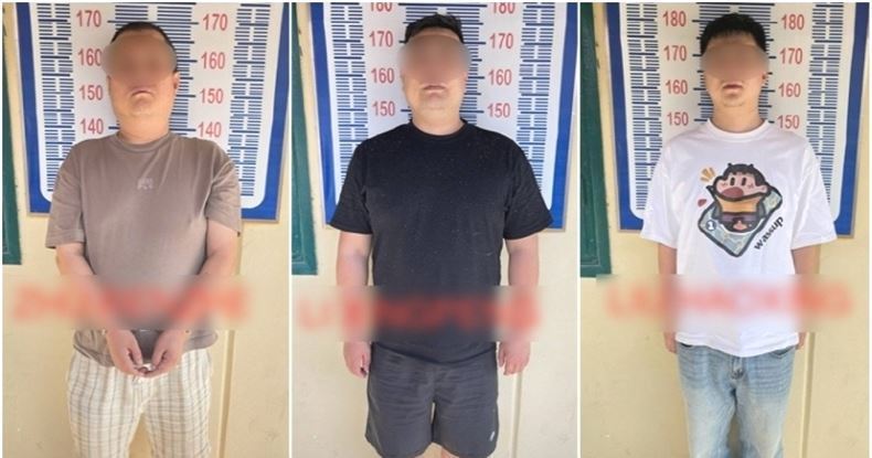 체포된 중국인들