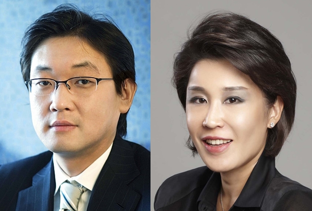 문성욱 이마트 부사장과 정유경 신세계그룹 부사장