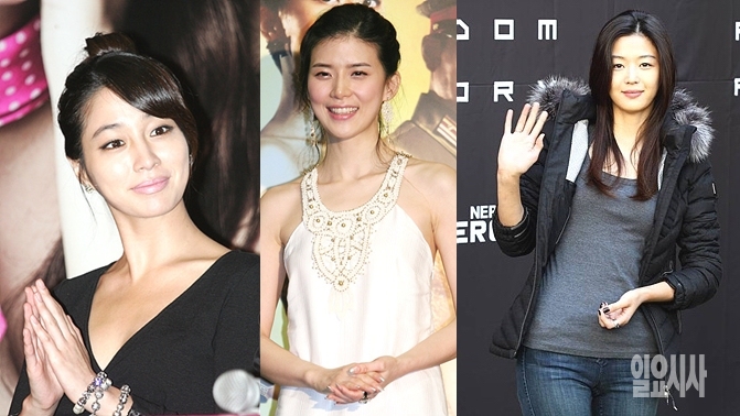 이민정, 이보영, 전지현 <사진 왼쪽부터>