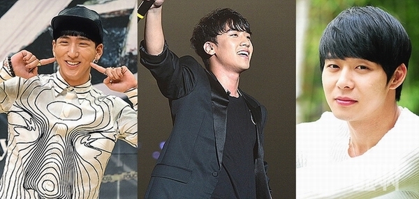 B1A4 바로, 빅뱅 승리, JYJ 박유천 <사진=뉴시스>