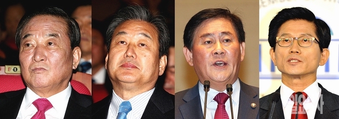 새누리당 서청원·김무성·최경환 의원, 김문수 경기도지사 (사진=왼쪽부터)