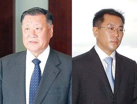 정몽구 현대자동차그룹 회장, 정의선 현대자동차 부회장