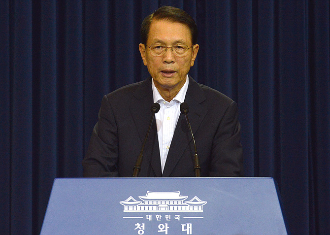 김기춘 대통령 비서실장 <사진=뉴시스>