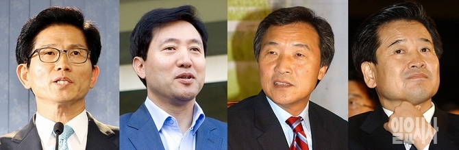 김문수 경기지사, 오세훈 전 서울시장, 손학규·정동영 새정치민주연합 상임고문