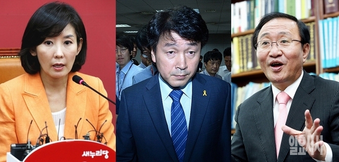 나경원 전 새누리당 최고위원-기동민 전 서울시 정무부시장-노회찬 전 정의당 대표
