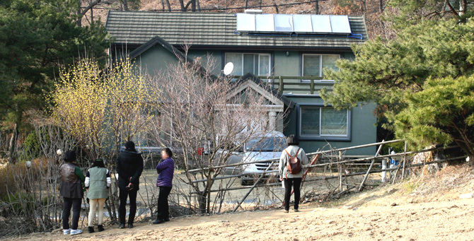 성접대 장소로 알려진 강원도 원주에 위치한 별장 <사진=뉴시스>