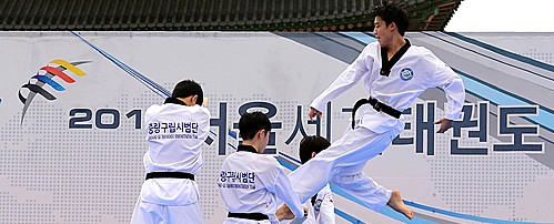 태권도 시범 <사진=뉴시스>