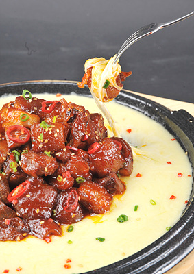놀부 치즈매운화덕족발