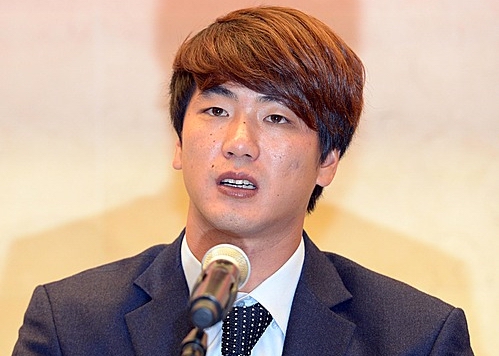 기자회견 갖는 SK 와이번스 투수 김광현 <사진=뉴시스>