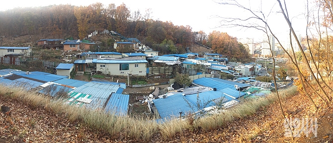 서울 서초구 성뒤마을 전경