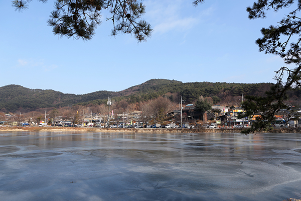 산성마을의 겨울풍경