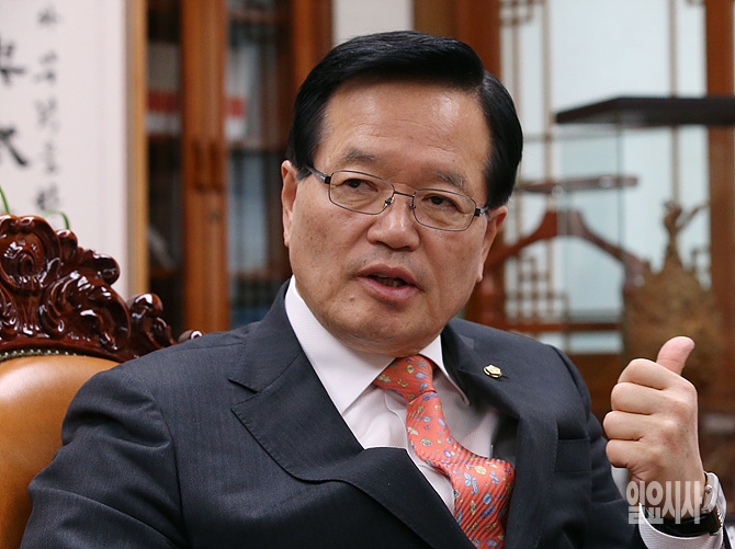 대담 나누는 정의화 국회의장