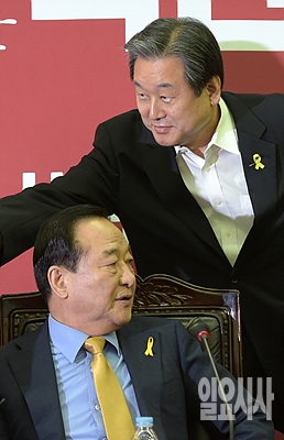 새누리당 김무성 대표와 서청원 최고위원