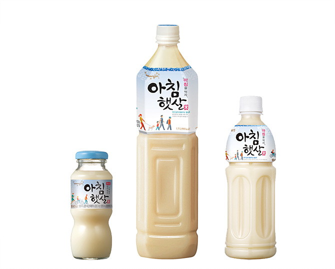 웅진식품 '아침햇살' 리뉴얼 3종