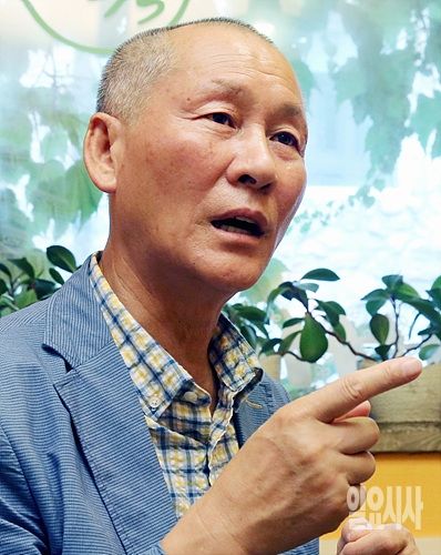 관리단에 삭발투쟁 선언한 강남지부 이기홍 지부장