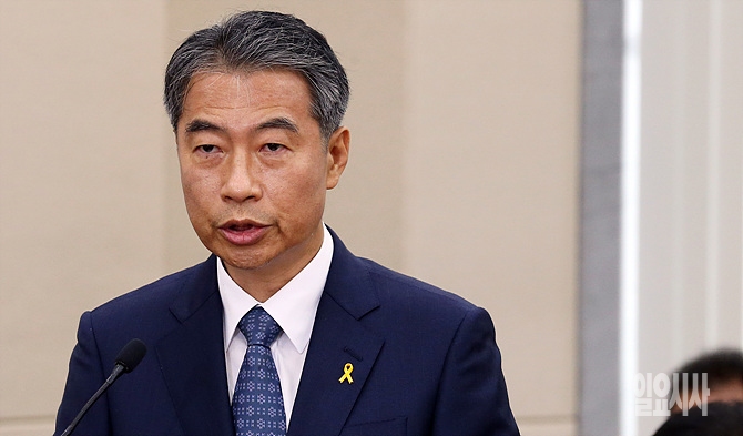 '새누리당 연찬회 건배사'로 최근 구설수에 오른 정종섭 행정자치부장관
