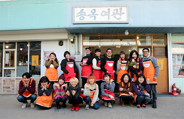 전주 남부시장 청년몰 상인들