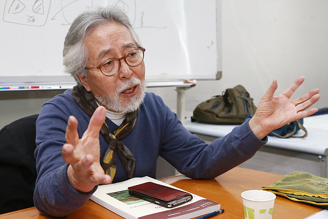 최근 도미 마사노리 한양대 건축과 객원교수가 <일요시사>와 인터뷰를 갖고 있다.