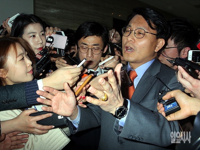 새누리당 '친박 실세'인 윤상현 의원