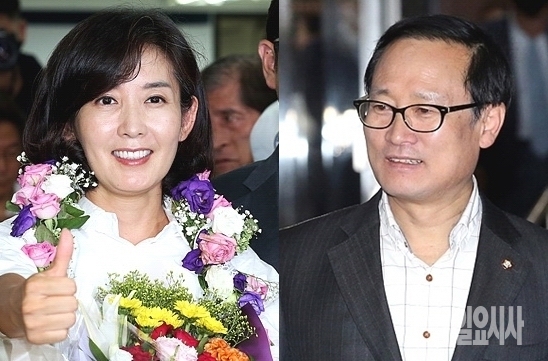 새누리당 나경원 최고위원, 더불어민주당 홍영표 의원