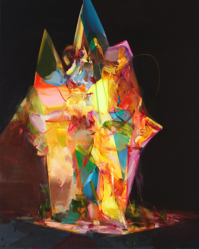 Gemstone isle #1 acrylic oil on canvas 227x182cm 2016
