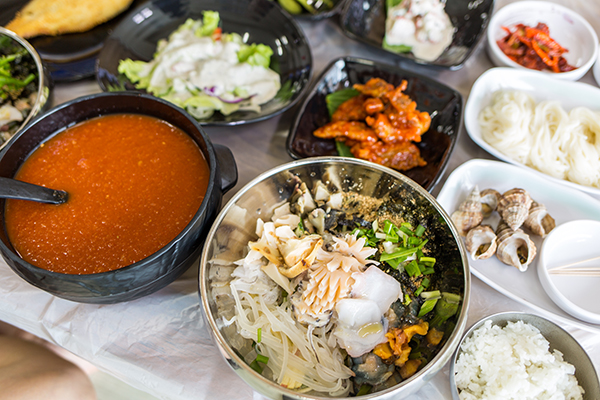 포항을 대표하는 맛 물회