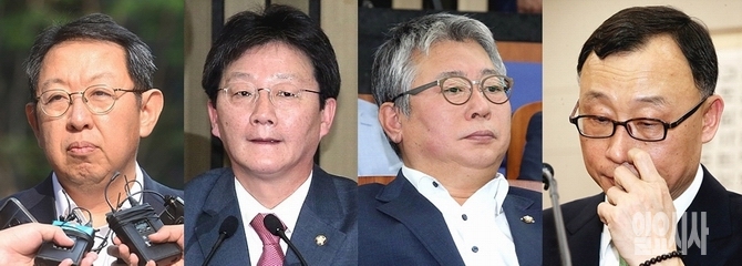 이석수 특별감찰관, 유승민 새누리당 의원, 조응천 더불어민주당 의원, 채동욱 전 검찰총장