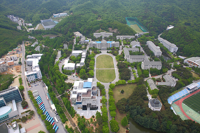 호서대 전경(드론 촬영)