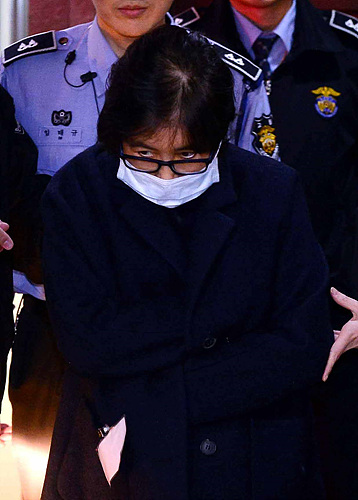 구치소 향하는 최순실씨