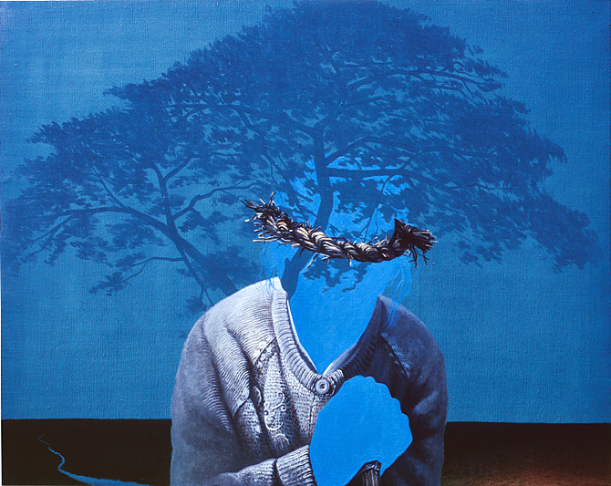 우리시대의 초상-애도 The Portrait of Our Times - condolences, 1997, oil on canvas, 130.3x162.2cm