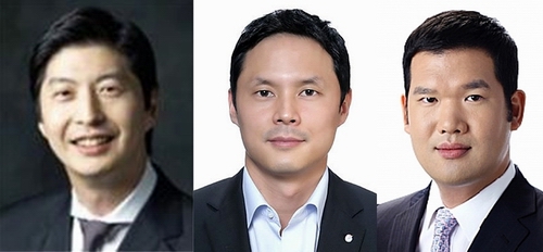 (사진 왼쪽부터) 허세홍 GS칼텍스 부사장, 허준홍 GS글로벌 대표이사, 허윤홍 GS건설 전무