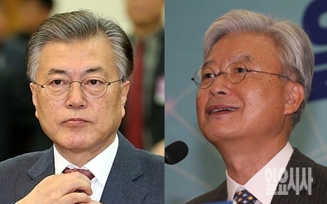 문재인 더민주 대표와 조윤제 서강대 교수