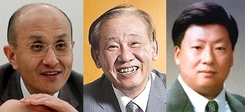 (사진 왼쪽부터)남승우 풀무원 대표이사 사장, 주진우 사조그룹 회장, 전인장 삼양식품 회장
