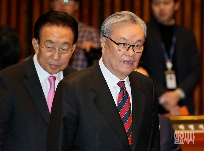 지난 29일, 전격 사퇴를 선언한 인명진 자유한국당 비상대책위원장