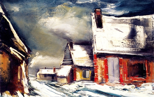 눈 덮인 마을(Village sous la neige)1935-36oil on canvas 54.5 x 65cm