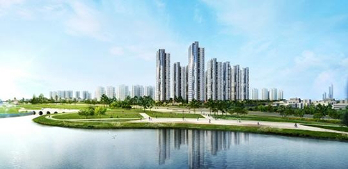 청라 호수공원 한신더휴
