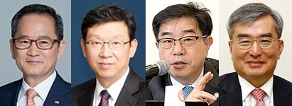 (사진 왼쪽부터)박희성 동서발전 사장, 정영훈 한국수산자원관리공단 이사장, 이헌 대한법률구조공단 이사장, 이승훈 한국가스공단 사장