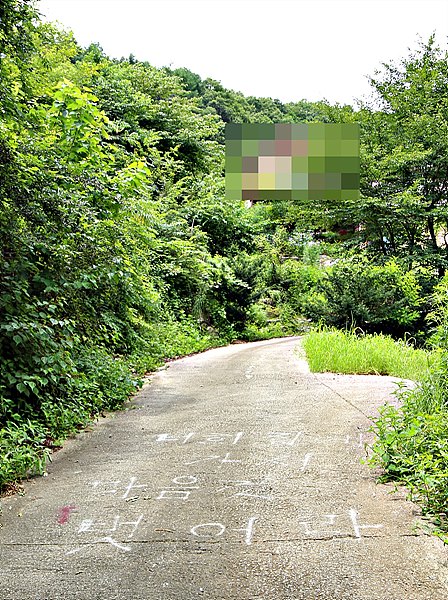 누드펜션 입구