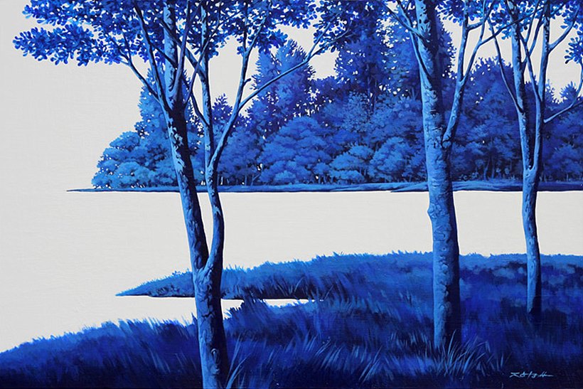 정영환_just looking_ 91.0x60.6cm_ acrylic on canvas_ 2015