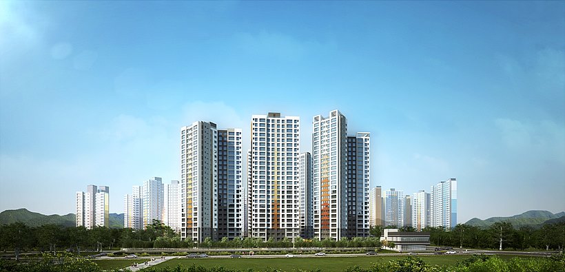 힐스테이트 평택 투시도