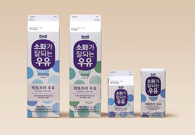 매일유업 소화가 잘되는 우유 4종