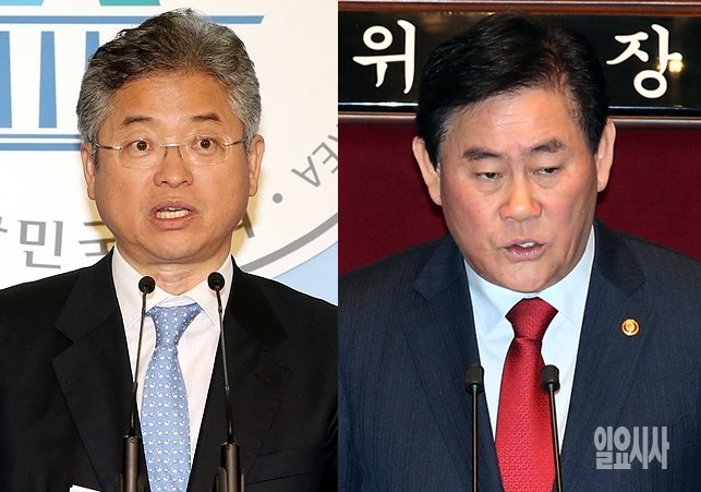 경북도지사 선거서 '친이 VS 친박' 대결로 관심을 모으고 있는 이철우·최경환 자유한국당 의원
