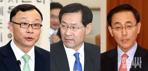 (사진 왼쪽부터)채동욱(39대)·김진태(40대)·김수남(41대) 검찰총장