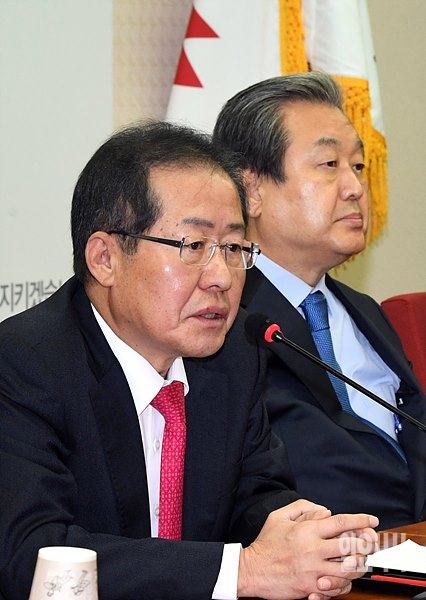 홍준표 대표와 김무성 전 대표