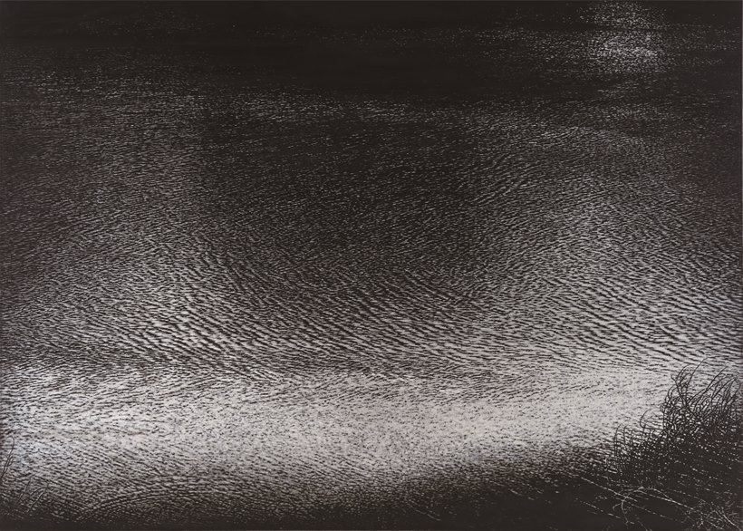 15 가나아트, 황재형, 眞如(진여), 2017년 9월, 캔버스에 흑연, 162.1x227.3cm